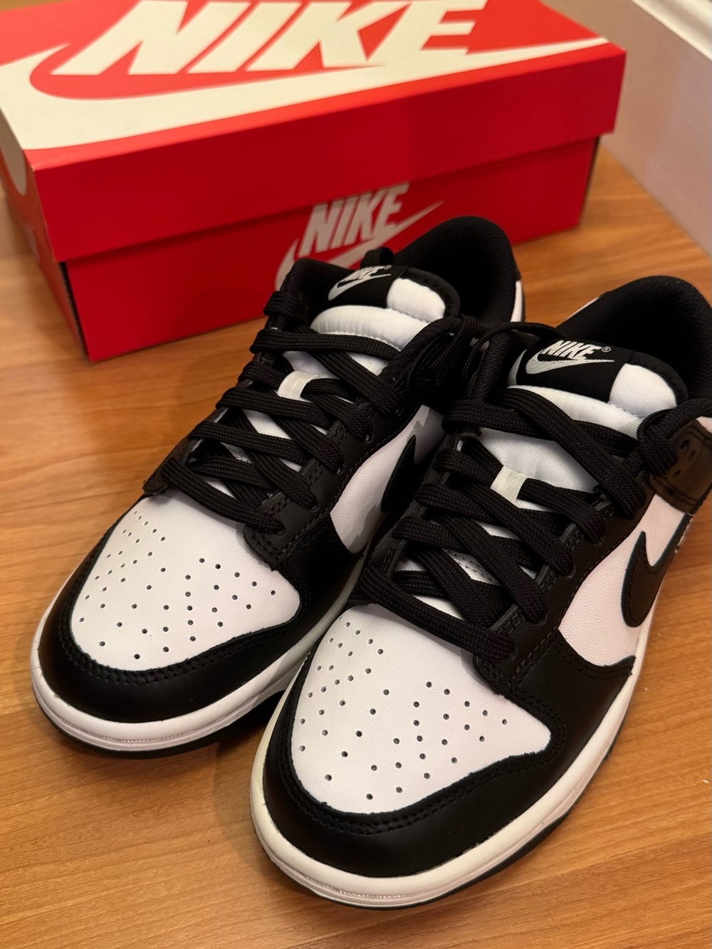 Nike Pandas Black and White Low-Top Sneakers